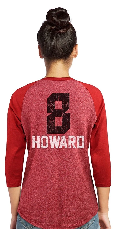 HAWKS DWIGHT HOWARD NBA MAJESTIC WOMEN'S TRI-BLEND 3/4 RAGLAN SLEEVE X-LARGE NEW - Image 2 of 2