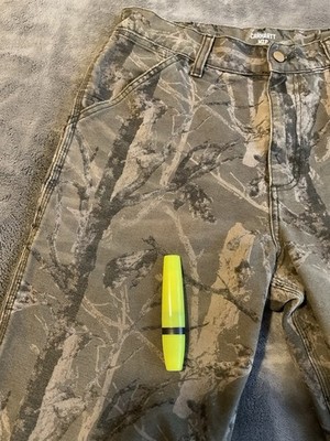 Carhartt Wip Single Knee Realtree Camo Carpenter Pants Men's 29x32