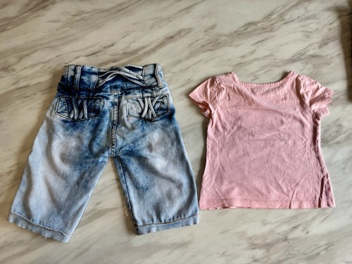 Girls 10 Pc Summer/Fall/Winter Clothing Lot Sz 2T Hoodies Romper Dress Jeans Ski - Picture 9 of 24