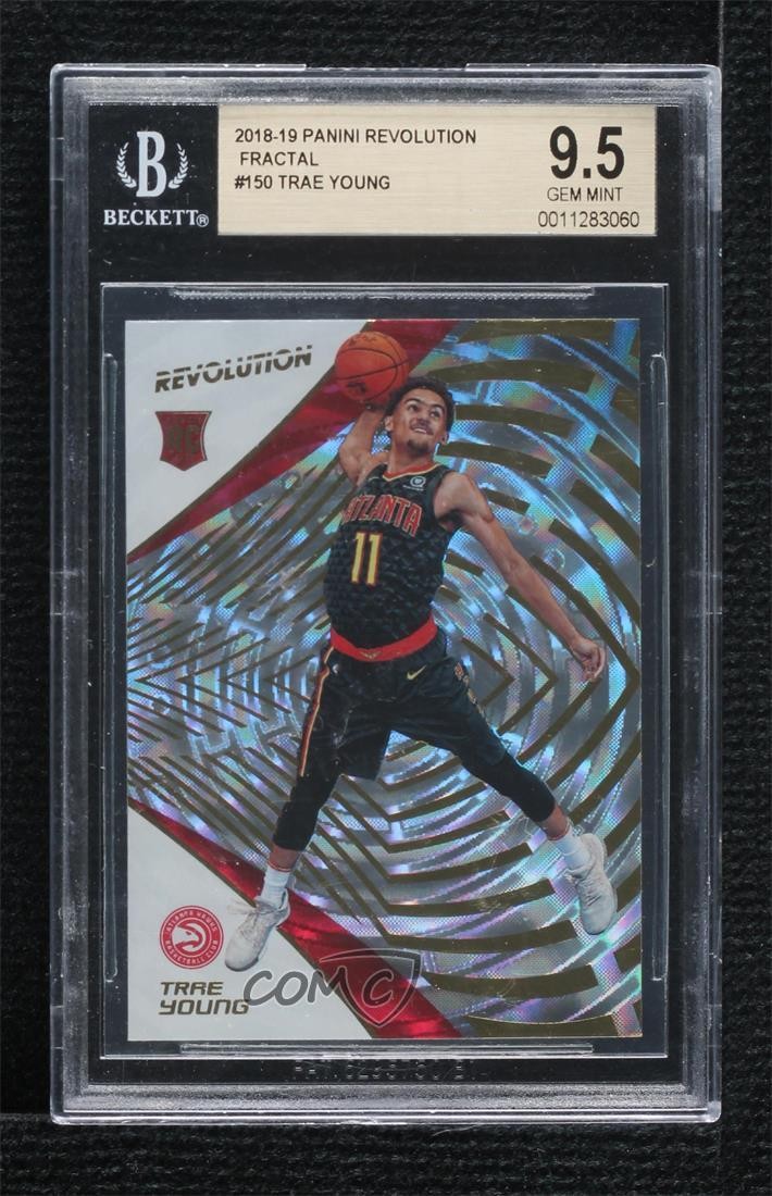 2018-19 Panini Revolution Fractal Trae Young #150 BGS 9.5 GEM MINT 11oq
