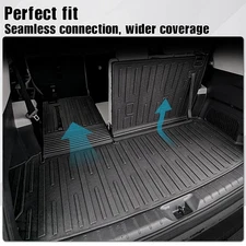 2-in-1 Cargo Mat with Backrest for 2024-2026 Toyota Grand Highlander