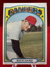 1972 Topps Baseball #317 Rich Hand. *B9
