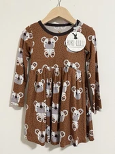 Kiki +Lulu Bamboo 3t Dress Brown