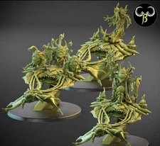 Eyeball Daemon Fire Alter Tabletop Chariot 120mm Custom Fantasy Monsters