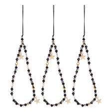 3 Pcs Beaded Phone Lanyard Bracelet Cell Charm Strap Crystal Wristband