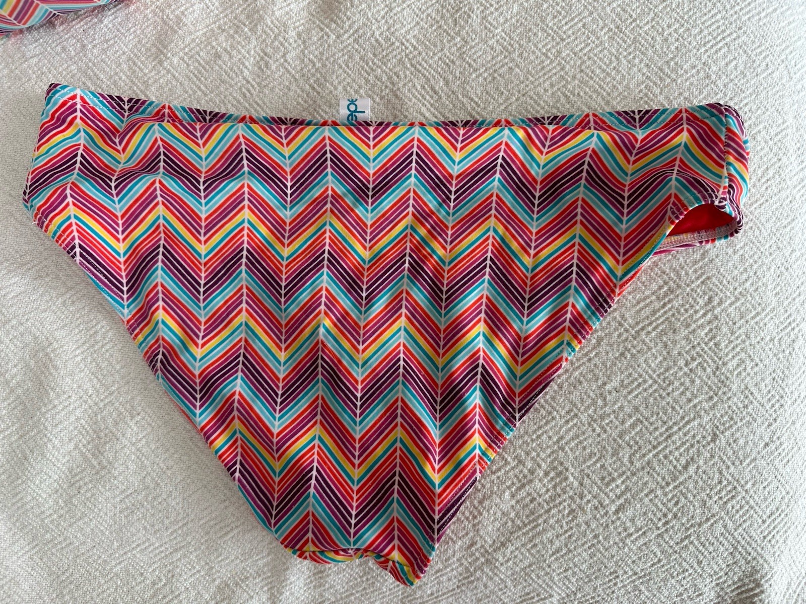 Lepel Disco Pattern Multicoloured Strapless Bikin… - image 6