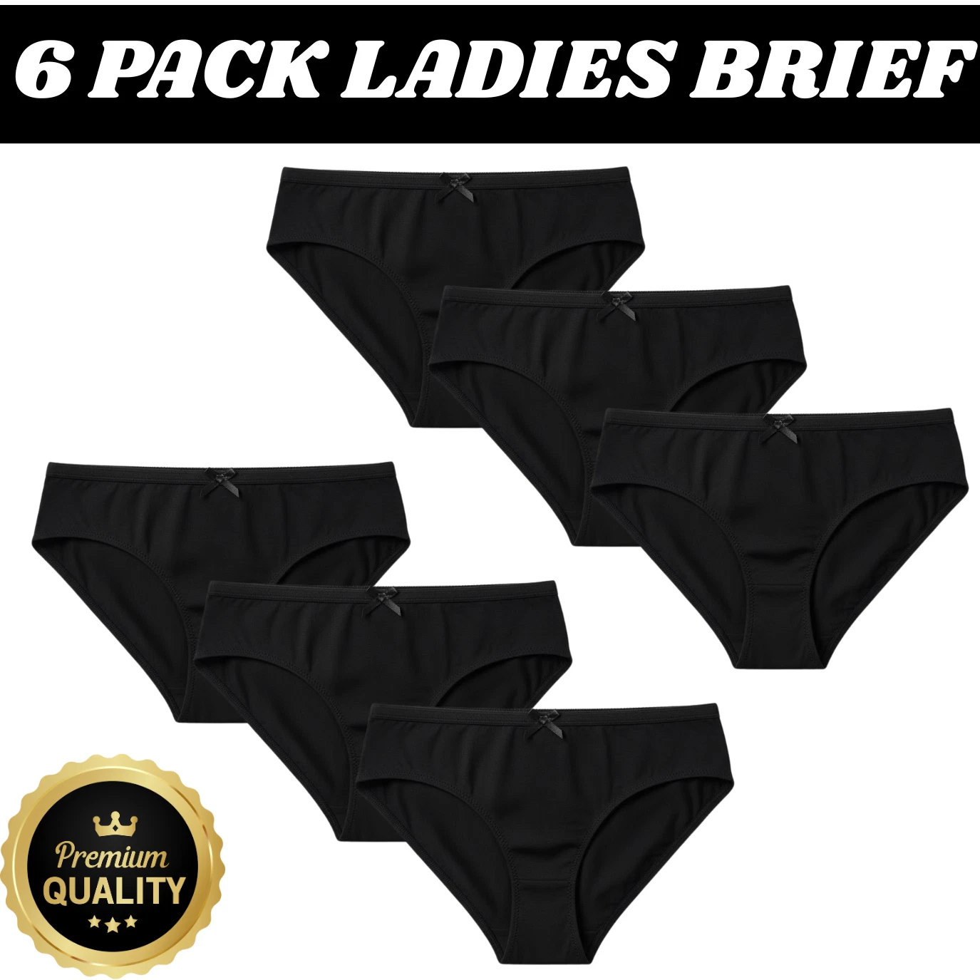 6 Pack Black