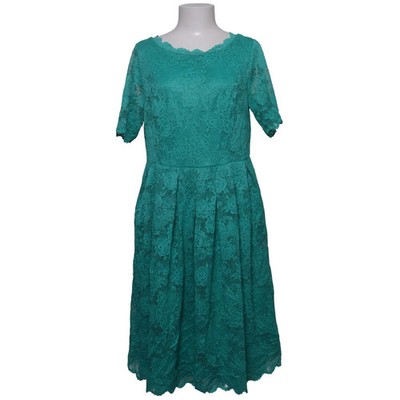 BPC Selection, Kleid, Größe: 40/42, Grün, Elasthan/Polyamid, Blumen, Spitze #v1e