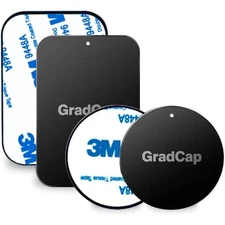 Universal Ultra Thin Magnetic Phone Mount Metal Plate Kit with Adhesive