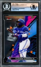 Vladimir Guerrero Jr. Signed 2021 Topps Finest Card 39 Toronto Blue Jays Beckett