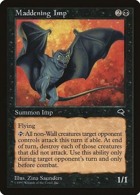 ''Maddening Imp'' x4 - Magic The Gathering Karte - Tempest - 4 Karten Playset