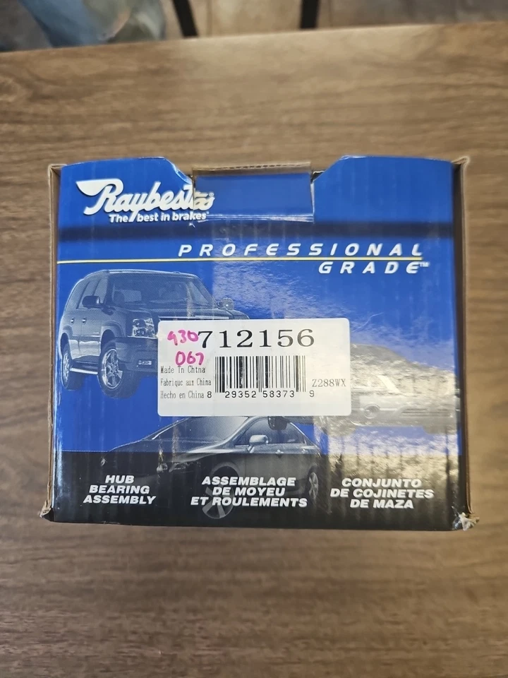 Conjunto de cubo de rolamento de roda traseira-R-Line Raybestos 712156 96-00Caravana "ver gráfico" - Imagem 2 de 4