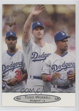 1996 Upper Deck White Bottom Missing Foil Todd Worrell #358 0q3