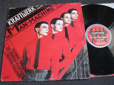 Kraftwerk-The Man Machine LP-1978 Italy-Capitol-EMI-Die Mensch Maschine