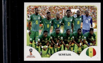TEAM PHOTO SENEGAL 2018 PANINI FIFA WORLD CUP RUSSIA SENEGAL #601 STICKER