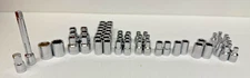 Cougar 58pc 1/4 drive Socket and Socket Accessories Lot