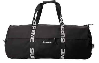 NEW Supreme Duffle Bag Black (SS18) | eBay