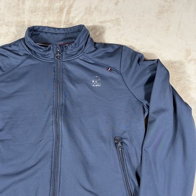 Cavallo Ingrid Klimke Kiara Ladies Horse Riding  Fleece Jacket Sz 46 USA 18 Blue