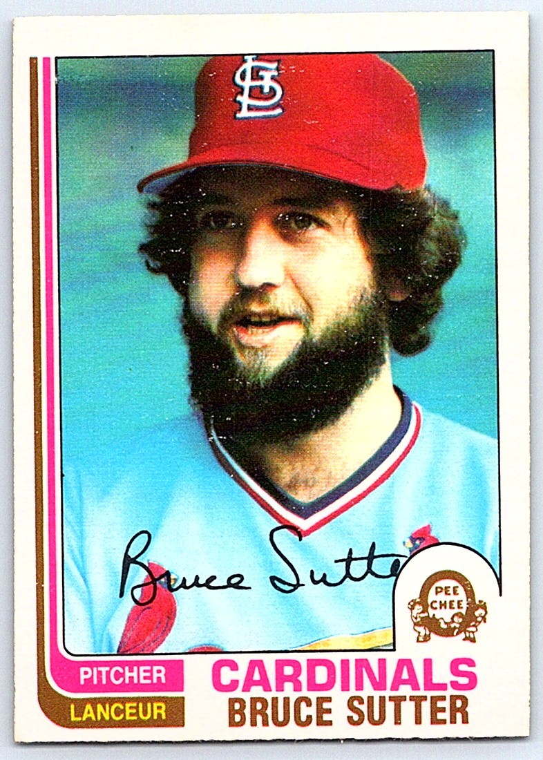 1982 O-Pee-Chee Bruce Sutter St. Louis Cardinals #260