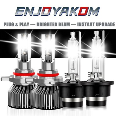 For Nissan Quest 2011-2017 LED HID Headlight High Low Bulbs Combo Kit 9005+D2S