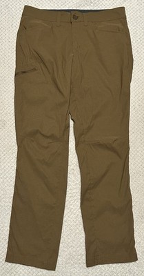 Eddie Bauer Rainer Pants Men s Size 32x32 Dark Khaki Brown
