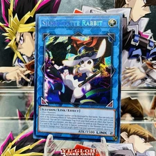 Yugioh Silhouhatte Rabbit MP25-EN090 Prismatic Secret Rare 1st Ed Near Mint