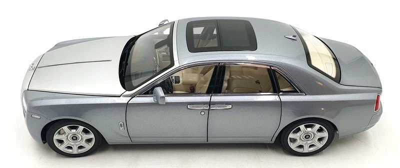 Kyosho 1/18 Scale Diecast 08801S - Rolls-Royce Ghost - Jubilee Silver - Bild 3 von 4