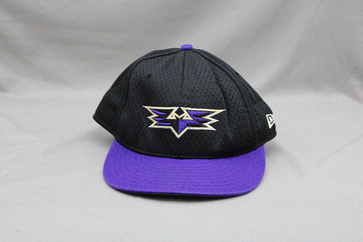【BLACK PURPLE】Bad Bat Ball Cap Louisville Bats MiLB Minor League Baseball Hat Black Purple