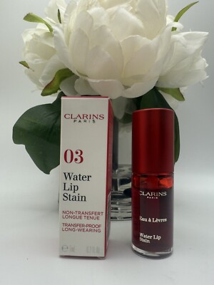 Clarins Water Lip Stain 03 RED WATER 0.2 oz / 7ml