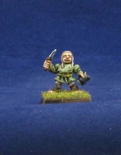 Painted Harthol Militia Citadel (1988) GW C11 Halflings, OOP Metal RPG Miniature