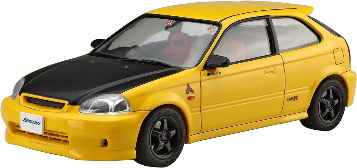 【Fujimi】スプーンEK9 DC2セット【フジミ】 Fujimi JAPAN ID-280 HONDA CIVIC Type R EK9 Spoon - 1/24