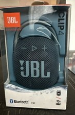 JBL CLIP4 Harman Portable Bluetooth V5.1 10H Speaker Blue Brand New in Box