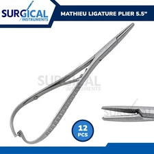 12 Pcs Mathieu Pliers 5.5" Orthodontic Surgical Dental Instruments German Grade