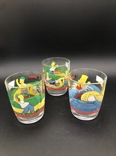 3 Trinkgläser Nutella Simpsons Limited Edition 2002 Sammelglas