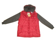 Timberland Boys Warm Puffer Winter Hoodie Jacket Sz XL NWT 65.00 Crimson