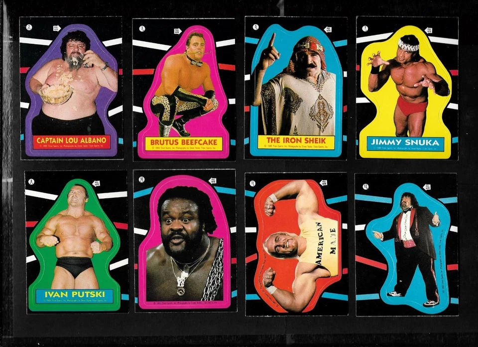 1985 OPC TOPPS & 1987 1988 HOSTESS WWF TITAN SPORTS WRESTLING STICKER SEE LIST - Image 3 of 4