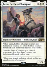 Magic the Gathering MTG Lena, Selfless Champion (21) Core Set 2019   LP
