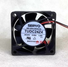 SERVO TUDC24Z4 6025 DC24V 0.08A 1.8W 6CM 2-wire Inverter Cooling Fan
