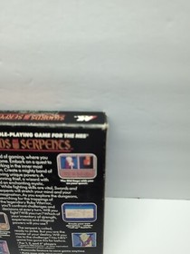 Swords and Serpents NES Nintendo Complete CIB W/POSTER NICE SHAPE AUTHENTIC 