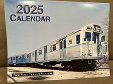 New York Transit Museum 2025 Calendar NYC Subways Redbirds  Trains 7 Train