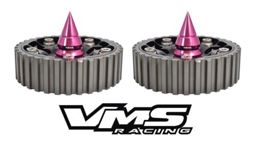 VMS RACING CAM GEAR BOLTS W/ SPIKES PINK FOR HONDA ACURA DOHC B16 B18C  - Picture 1 of 5