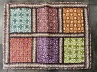 THE COMPANY STORE BOHO PATCHWORK INDIA BATIK COTTON QUILT PILLOW SHAM SET QUEEN