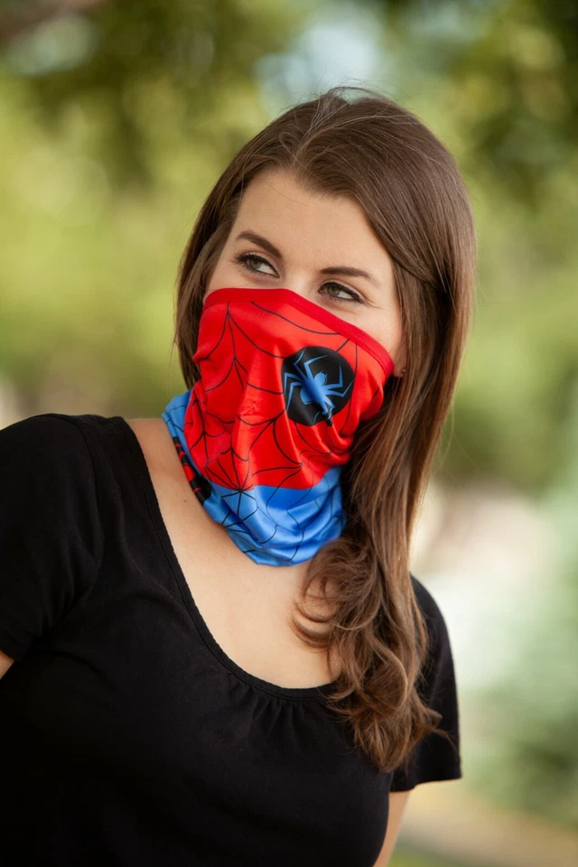Spider-Man Neck Gaiter Face Covering Mask SPIDERMAN SPIDER MAN  (3 Sizes) - Image 2 of 4