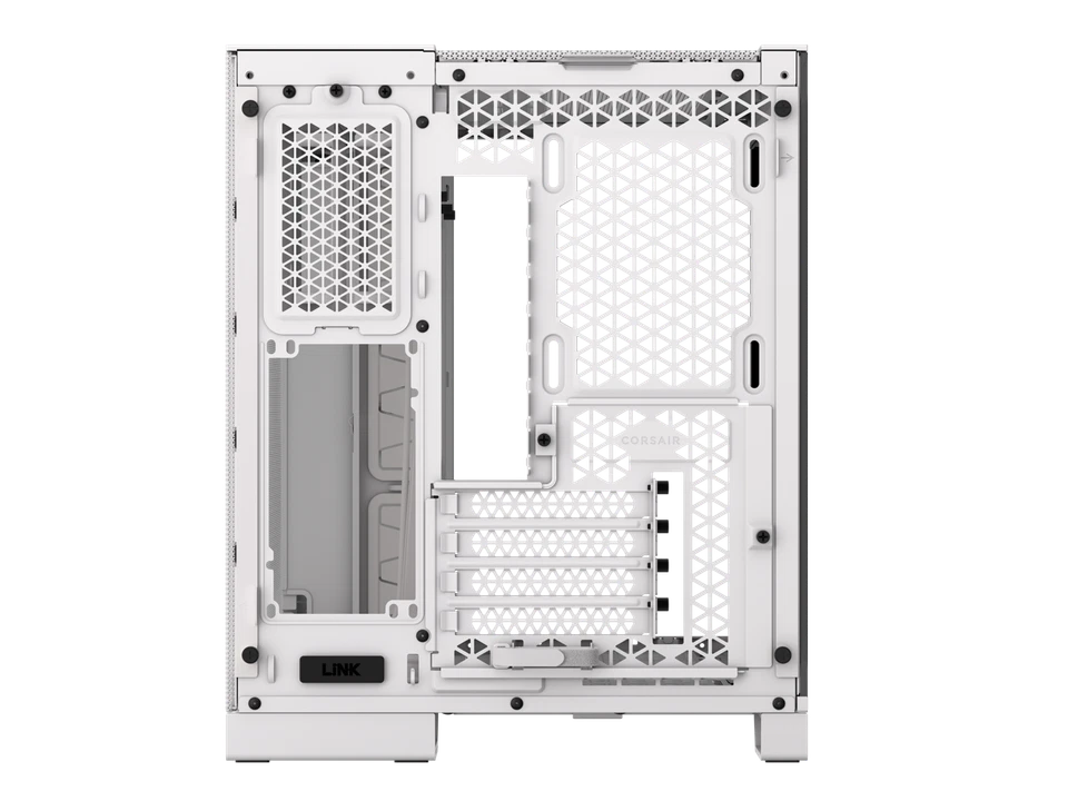 CORSAIR 2500D AIRFLOW Micro ATX Dual Chamber PC Case – White – Fully Mesh Front, - Image 4 of 4