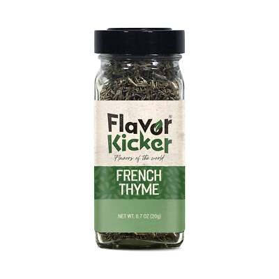 FlavorKicker Premium French Thyme - Whole Dried Thyme Leaves | French Thyme Seas