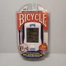 Bicycle Illuminated Touch Screen Blackjack & Deuces Wild ~ NEW Handheld Game