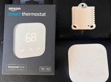 Amazon Smart Thermostat without C-Wire Adapter - White