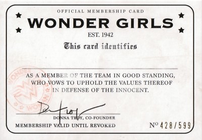 DC Comics Bombshells 2, Membership Card V3 #428/599