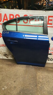 TOYOTA AVENSIS SALOON MK3 DRIVER RIGHT REAR DOOR BLUE 8T5 RDR 25 REF308 ...