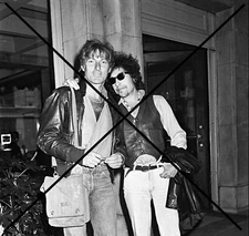 PHOTO DE HUGUES AUFRAY BOB DYLAN 1978